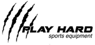 PLAY HARD SPORTS EQUIPMENT logo