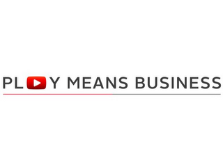 PLAY MEANS BUSINESS logo