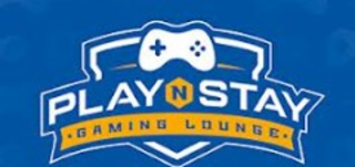 PLAY N STAY • GAMING LOUNGE • logo