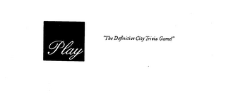 PLAY THE DEFINITIVE CITY TRIVIA GAME logo