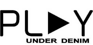 PLAY UNDER DENIM logo