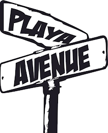PLAYA AVENUE STREET SIGN logo
