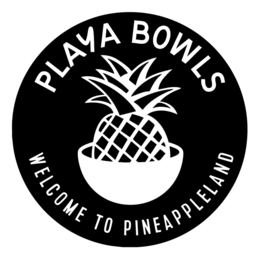 PLAYA BOWLS WELCOME TO PINEAPPLELAND logo