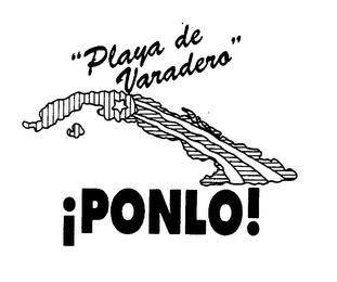 "PLAYA DE VARADERO" PONLO! logo