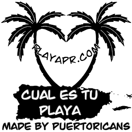 PLAYAPR.COM CUAL ES TU PLAYA MADE BY PUERTORICANS logo