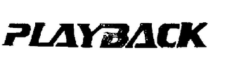 PLAYBACK logo
