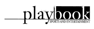 PLAYBOOK SPORTS AND ENTERTAINMENT logo