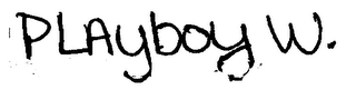 PLAYBOY W. logo
