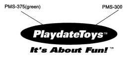 PLAYDATETOYS IT'S ABOUT FUN! logo