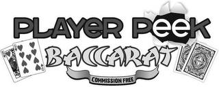 PLAYER PEEK BACCARAT COMMISSION FREE K 9 logo