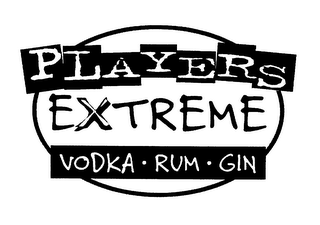 PLAYERS EXTREME VODKA RUM GIN logo