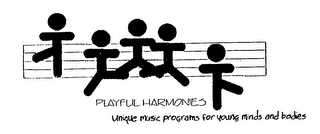 PLAYFUL HARMONIES UNIQUE MUSIC PROGRAMS FOR YOUNG MINDS AND BODIES logo