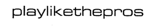 PLAYLIKETHEPROS logo