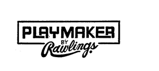 PLAYMAKER BY RAWLINGS. logo