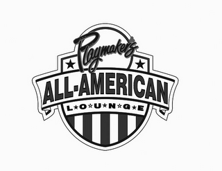 PLAYMAKER'S ALL-AMERICAN LOUNGE logo