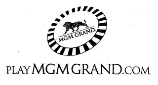 PLAYMGMGRAND.COM MGM GRAND logo