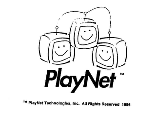 PLAYNET PLAYNET TECHNOLOGIES, INC. ALL RIGHTS RESERVED 1996 logo
