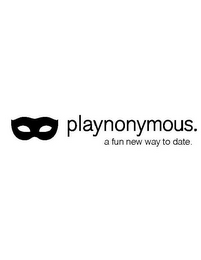 PLAYNONYMOUS. A FUN NEW WAY TO DATE logo