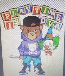 PLAYTIME IS OVA logo