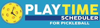 PLAYTIME SCHEDULER FOR PICKLEBALL logo