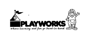 PLAYWORKS WHERE LEARNING AND FUN GO HAND-IN-HAND logo