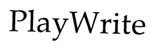 PLAYWRITE logo