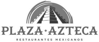 PLAZA AZTECA RESTAURANTES MEXICANOS logo