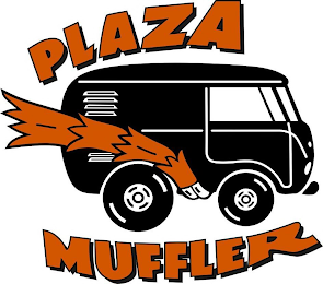 PLAZA MUFFLER logo