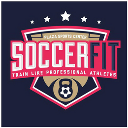 PLAZA SPORTS CENTER SOCCERFIT TRAIN LIKE PROFESSIONAL ATHLETES logo