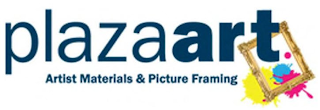 PLAZAART. ARTIST MATERIALS & PICTURE FRAMING logo