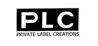 PLC PRIVATE LABEL CREATIONS logo