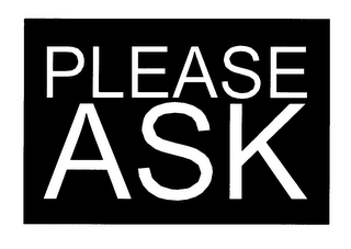 PLEASE ASK logo