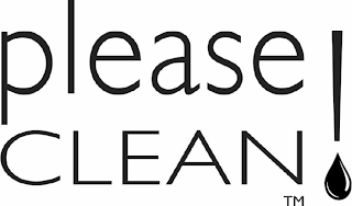 PLEASE CLEAN! logo