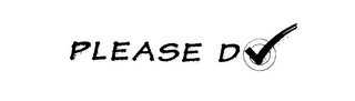PLEASE DO logo