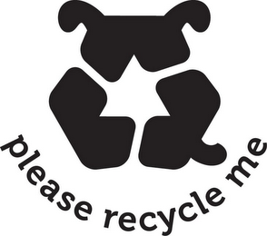 PLEASE RECYCLE ME logo