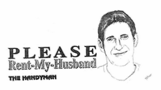 PLEASE RENT-MY-HUSBAND, THE HANDYMAN logo