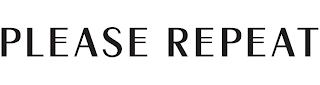PLEASE REPEAT logo