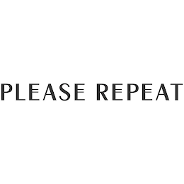PLEASE REPEAT logo