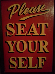 PLEASE SEAT YOUR SELF logo