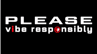 PLEASE VIBE RESPONSIBLY logo