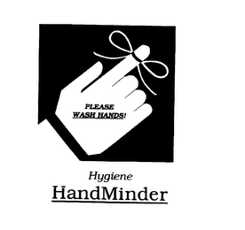 PLEASE WASH HANDS! HYGIENE HANDMINDER logo