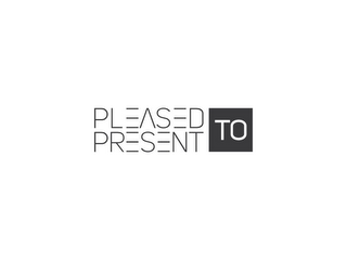 PLEASED TO PRESENT logo
