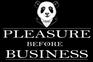 PLEASURE BEFORE BUSINESS logo