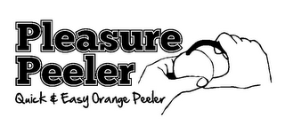 PLEASURE PEELER QUICK & EASY ORANGE PEELER logo