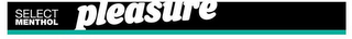 PLEASURE SELECT MENTHOL logo