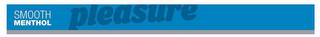 PLEASURE SMOOTH MENTHOL logo