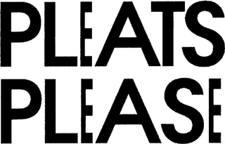PLEATS PLEASE logo