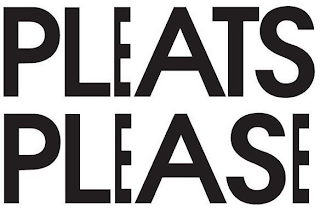 PLEATS PLEASE logo
