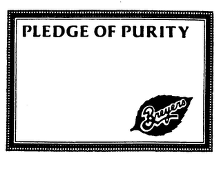 PLEDGE OF PURITY BREYERS logo