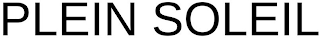 PLEIN SOLEIL logo